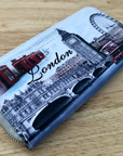 London Eye Red Bus Big Ben Phone Box Design Soft London Money Purse Wallet