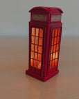 Vintage Rustic Style Union Jack Scooter Ornament Metal Retro Motorbike Antique, Decor