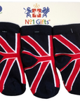 3 Pairs Union Jack British Flag Design Baby Socks