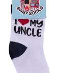 I Love My Uncle Baby Socks 0-3 Years