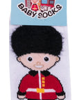 Unisex Seamless White Royal Guard Baby Socks 0-4 Years