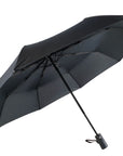 Compact Automatic Travel Umbrella – Windproof, Lightweight (350g), 8 Ribs – Black Folding Umbrella