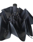 Compact Automatic Travel Umbrella – Windproof, Lightweight (350g), 8 Ribs – Black Folding Umbrella