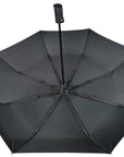 Compact Automatic Travel Umbrella – Windproof, Lightweight (350g), 8 Ribs – Black Folding Umbrella