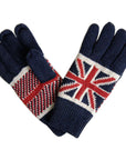 Union Jack Unisex Warm Full Finger Gloves