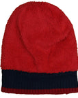 Union Jack Pompom Hat with Red Fleece