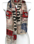 Phone Box Guard Landmark Design London Souvenir Scarves