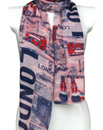 Phone Box Guard Landmark Design London Souvenir Scarves