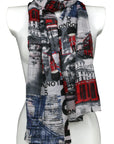 Phone Box Guard Landmark Design London Souvenir Scarves