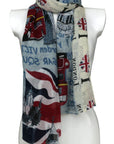 London Icon with I Love London Souvenir Scarves