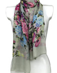 Flower Print Scarves