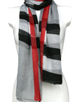 Authentic Stripy Long Viscose Shawl Scarves Cover-up Sarong