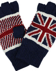 Union Jack Fingerless Unisex Warm Gloves