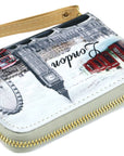 London Eye Red Bus Big Ben Phone Box Design Soft London Money Purse Wallet