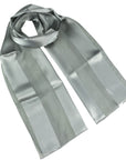 Chiffon Satin Striped Plain Lightweight Soft Silky Ladies Scarf Shawl Wrap