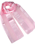 Chiffon Satin Striped Plain Lightweight Soft Silky Ladies Scarf Shawl Wrap
