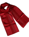 Chiffon Satin Striped Plain Lightweight Soft Silky Ladies Scarf Shawl Wrap