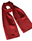 Polka Dot Spotty Striped Lightweight Soft Silky Chiffon Satin Scarf Shawl Wrap