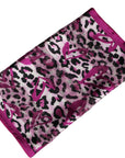 Leopard With Heart Chiffon Scarves