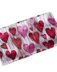 Heart Love Design Silky Satin Soft Ladies Scarf Shawl Wrap 💕