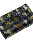Check Dog Breed Design Chiffon Scarves