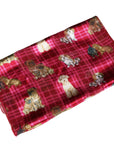 Check Dog Breed Design Chiffon Scarves
