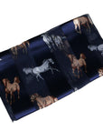 Horse Print Silky Satin Soft Ladies Scarf Shawl Wrap