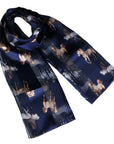 Horse Print Silky Satin Soft Ladies Scarf Shawl Wrap