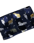 Multi Cats Breed Silky Satin Soft Ladies Scarf Shawl Wrap