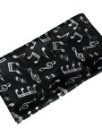 Musical Notes Shiny Silky Satin Striped Soft Scarf Shawl Wrap 🎶