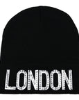 London Diamond Design Beanie Hat