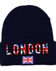 UK Flag London Union Jack Beanie Hat