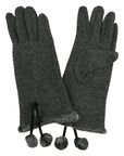 Plain Super Soft Touch Screen Full Finger Ladies Gloves