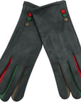 Stylish Rainbow Soft Full Finger Ladies Gloves