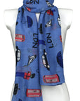 London Small Icons Souvenir Scarves