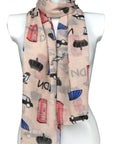 London Small Icons Souvenir Scarves