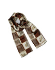 Cute Dog Checked Design Scarves
