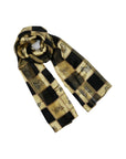 Cute Dog Checked Design Scarves