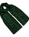 Shamrock Clover St Paddy’s Patrick Day Irish Silky Satin Soft Scarf Shawl Wrap