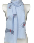 Cute Cat Design Long Scarves