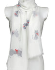 Cute Cat Design Long Scarves