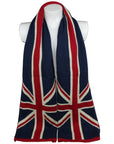 Union Jack British Flag Knitted Warm Winter Scarves