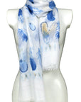 Fashion Feather Large Size Scarves Shawl Wrap Sarong