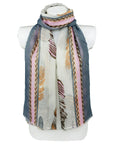 Feather Fashion Large Size Scarves Shawl Wrap Sarong