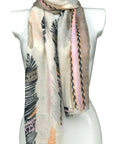 Feather Fashion Large Size Scarves Shawl Wrap Sarong