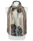 Feather Fashion Large Size Scarves Shawl Wrap Sarong