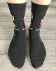 London Red Bus Double Decker Bus Socks, Novelty Fun Gift Unisex Socks