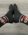 London Red Bus Double Decker Bus Socks, Novelty Fun Gift Unisex Socks