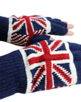 Union Jack Fingerless Unisex Warm Gloves