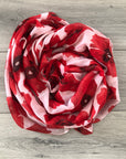 White Poppy Floral Remembrance Day Shawl Scarf